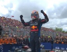 El podio lo completaron Lando Norris de McLaren, en segundo lugar, y George Russell de Mercedes, en tercero. ESPECIAL / X / @F1