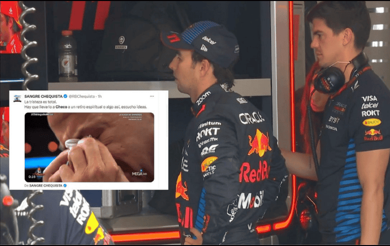 La carrera terminó con el triunfo de su compañero en Red Bull, Max Verstappen. ESPECIAL / X / @F1