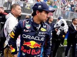 Checo Pérez recibió un contundente mensaje luego de abandonar por una colisión en la vuelta 53 del GP de Canadá. EFE/ ARCHIVO.