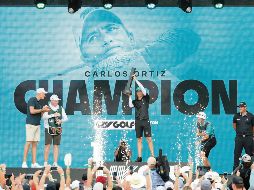 Carlos Ortiz se unió a LIV Golf en 2022 después de su paso por el PGA Tour. En noviembre de 2020 se coronó en el mismo escenario, en el que conquistó su título de este pasado fin de semana. AFP