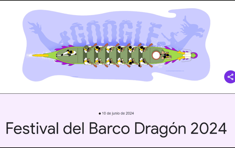 Doodle especial de Google de hoy, 10 de junio. ESPECIAL/Google