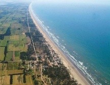 Esta playa es una de las más extensas del mundo parte de las playas de la Rivera Nayarit. ESPECIAL / GOOGLEMAPS