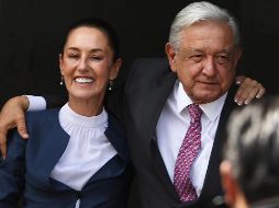 Mientras se lleva a cabo el encuentro, uno de los accesos hacia Palacio Nacional se encuentra bajo resguardo por elementos de la Secretaría de Seguridad de la Ciudad de México. SUN/B. Fregoso.