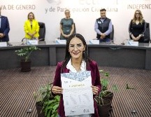 Laura Imelda Pérez dijo que buscará enfocarse en la seguridad con más y mejores policías. EL INFORMADOR/H.FIGUEROA