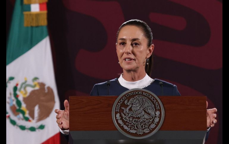 Conferencia de Claudia Sheinbaum, virtual Presidenta de México en Palacio Nacional. Lunes 10 de junio de 2024. SUN / B. Fregoso