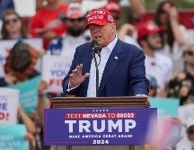 El juez  podría sentenciar a Trump a libertad condicional o hasta cuatro años de prisión estatal por cada cargo. EFE/ARCHIVO