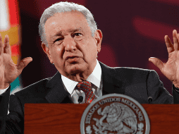 López Obrador insistió en que él espera la aprobación de la reforma antes de que Claudia Sheinbaum lo releve en el cargo, el 1 de octubre. EFE / S. Gutiérrez