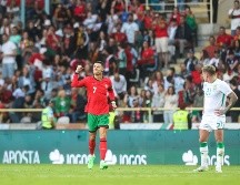 Ronaldo encontró las redes al 50 marcando un golazo, luego de un disparo de fuera del área consiguiendo que el balón entrara al ángulo de la portería. EFE / P. Novais