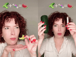 La chica bona deja a sus seguidores impactados por el truco de la comida. INSTAGRAM/@la_chica_bona