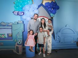 Daniel Montilla, Natalia Rivera, Santiago Montilla, María Montilla y Juan Diego Montilla. GENTE BIEN JALISCO/ Marifer Rached