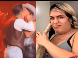 El momento del beso fue compartido de inmediato en redes sociales, robándose el asombro de todos y no tardó en viralizarse. ESPECIAL.