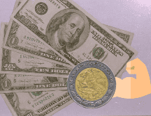 El peso mexicano amaneció con un precio optimista para la cotización del tipo de cambio del dólar estadounidense. EL INFORMADOR / ARCHIVO