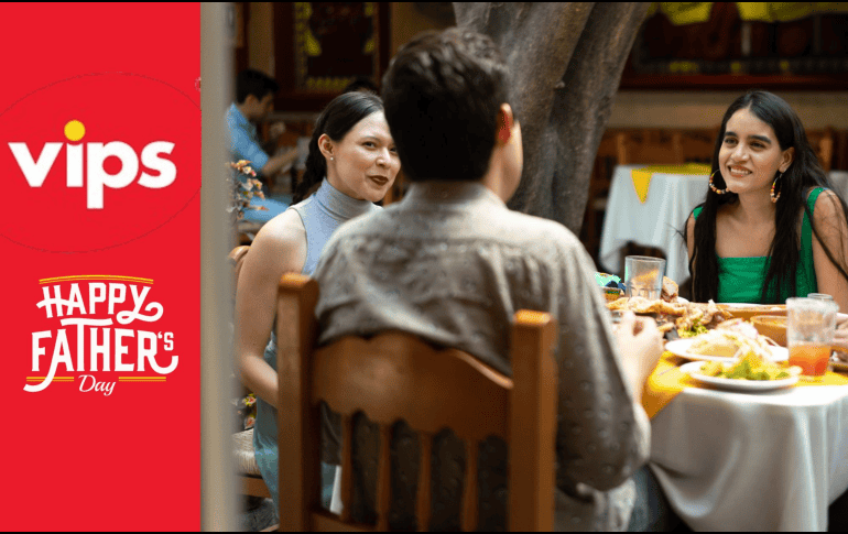 El día de hoy te toca a ti festejar a papá e invitar la comida. VIPS