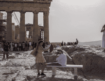 Las autoridades están en alerta por la posibilidad de incendios forestales, que azotan a Grecia cada verano. AP / P. GIANNAKOURIS