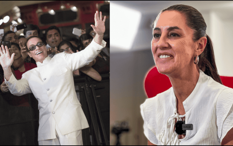 Jean-Claude Van Damme, aprovechó para felicitar a la primera presidenta de México. EFE/ARCHIVO/EL INFORMADOR/ARCHIVO