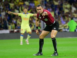 Marco Antonio Ortiz, árbitro central de la Gran Final de la Liga MX entre América y Cruz Azul, marcó en el segundo tiempo un penalti de Rodolfo Rotondi sobre Israel Reyes. IMAGO7.