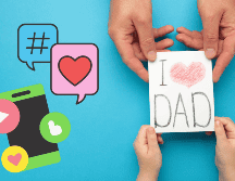 Dedica un tierno mensaje a papá y demuéstrale cuánto lo quieres en este día especial. CANVA