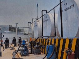 En el lugar se aseguraron alrededor de 303 mil litros de hidrocarburo. ESPECIAL