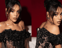 El sexy minivestido que presumió Danna en redes destaca por su diseño único y llamativo, gótico pero sofisticado. INSTAGRAM/ danna