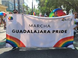 El contingente salió desde la Minerva por López Mateos rumbo a la explanada del Hospicio Cabañas. EL INFORMADOR/M.HERNÁNDEZ
