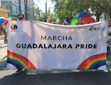 El contingente salió desde la Minerva por López Mateos rumbo a la explanada del Hospicio Cabañas. EL INFORMADOR/M.HERNÁNDEZ