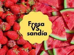 Las fresas y la sandía son opciones relativamente bajas en azúcar, ideales para mantener un equilibrio saludable. CANVA