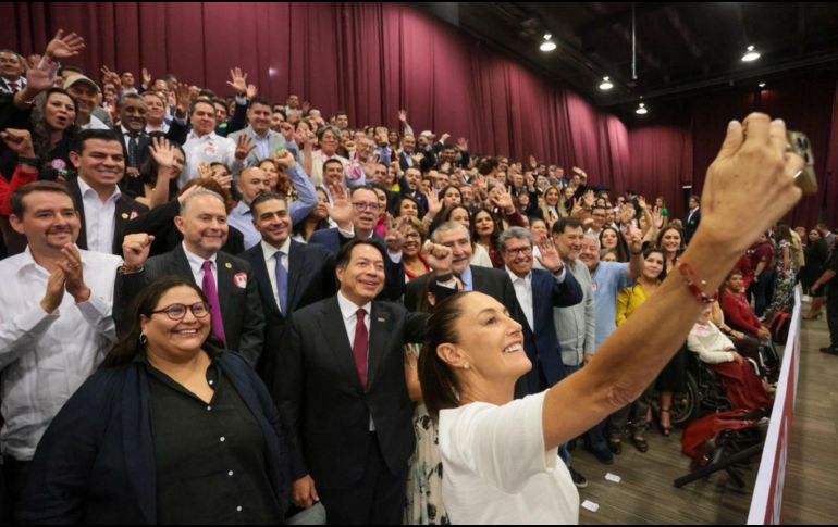 Enfatizó en que se estarán platicando estos temas para definir las prioridades en septiembre próximo.  ESPECIAL / MORENA