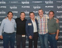 José Hernández, Julio Ledesma, Luis Aguirre, Jorge de la Torre y Carlos  González en el workshop de Ignite. GENTE BIEN JALISCO/ Marifer Rached