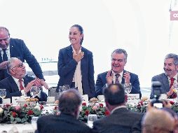 La presidenta electa, Claudia Sheinbaum, acudió a la Reunión del Consejo Coordinador Empresarial, previo a iniciar su administración. EL UNIVERSAL