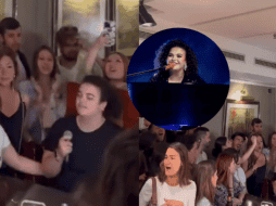 Después de la entrega del Premio Unlock Her Future 2024 Edición LATAM, Lucero Mijares asistió a un canta bar en Madrid donde puso el ambiente y se llevó la noche. X -TWITTER-/ Teo33823532Teo