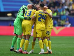 Ucrania se repuso de un gol inicial y un primer tiempo decepcionante para voltear el resultado frente a Eslovaquia. EFE / EPA / CHRISTOPHER NEUNDORF