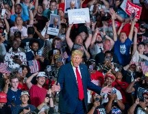 Ante miles de evangélicos el expresidente de Estados Unidos pidió su apoyo para ganar. EFE/S. Thew