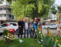 Esta mañana familiares y amigos recordaron a María Fernanda y Alejandro a 5 años de su muerte.ESPECIAL