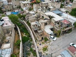 Ante la fuerza de algunas lluvias, el arroyo Seco suele desbordarse, lo que pone en riesgo a los que viven cerca del cauce. EL INFORMADOR/A. Navarro