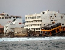 Huracán “Jova”. En 2011, este fenómeno dejó más de cuatro mil 500 damnificados y daños materiales importantes en zonas hoteleras de la costa jalisciense. EL INFORMADOR/Archivo