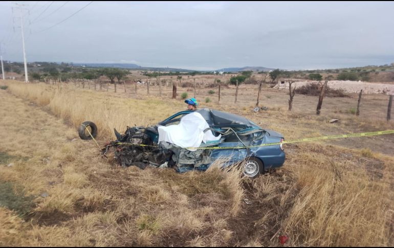 Elementos de Protección Civil del Estado acudieron al punto para apoyar en las labores de atención al choque. ESPECIAL/ Protección Civil
