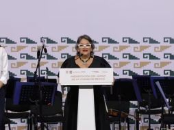 Durante la presentación, las autoridades subrayaron que la intención de crear un nuevo himno para la ciudad era diferenciarse de los himnos existentes que suelen tener temas bélicos. X/@SeMujeresCDMX