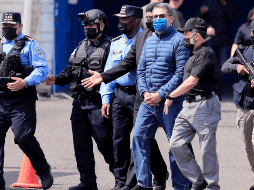 Hernández fue arrestado en su casa de Tegucigalpa, la capital hondureña, tres meses después de dejar el cargo en 2022. EFE / ARCHIVO