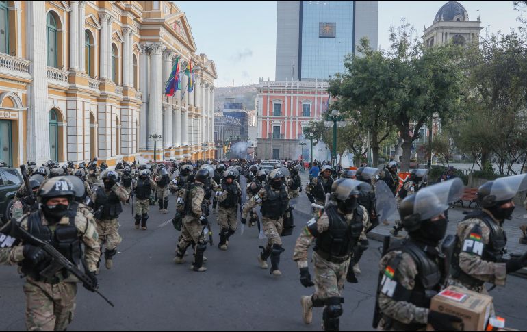 El mandatario Arce encaró a Zuñiga en la puerta de la Casa Grande del Pueblo, sede del Gobierno, y le ordenó 