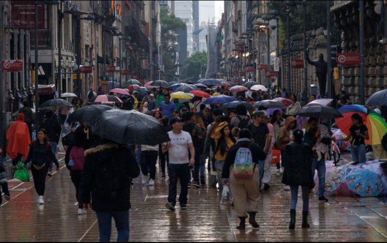 La Ciudad de México tendrá una tarde lluviosa. SUN/Y. Osnaya