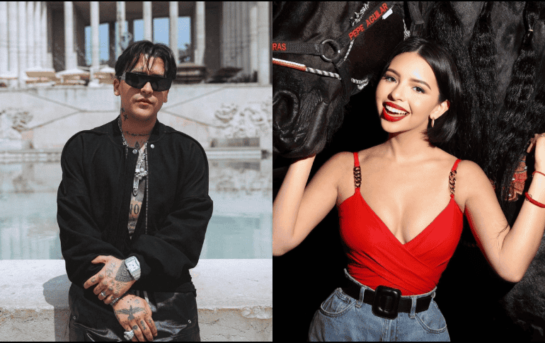 Nodal sube a sus estados de Instagram la primera foto con Ángela Aguilar. ESPECIAL/Foto de nodal y angela_aguilar_ en Instagram