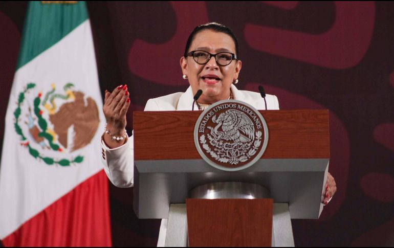 Rosa Icela aseguró que  las fuerzas armadas del Estado Mexicano participan, y lo seguirán haciendo, en las misiones permanentes y de paz de Naciones Unidas. SUN/ ARCHIVO.