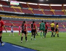 Dos nuevas jugadoras para el Atlas fueron presentadas en la Academia AGA rumbo al Apertura 2024 que está por comenzar. Foto/ Imago7/ Daniela Granja Vergara