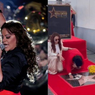 Madre de Jenni Rivera se conmueve ante la estrella de su hija en Hollywood (VIDEO)