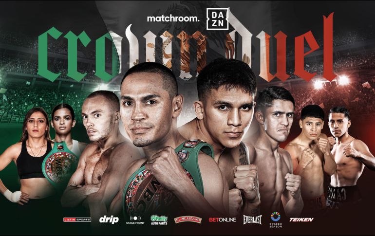 Antes de que el Gallo suba al ring otros mexicanos boxearán en las peleas de respaldo. X/MatchroomBoxing