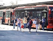 El paso de los autobuses se normalizará conforme pasen los contingentes participantes en la marcha. SUN/Archivo