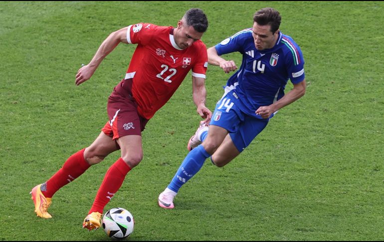 Suiza dominó en términos de posesión, disparos, ataques y pasos. EFE / M. Messara