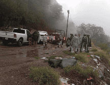 Acompañadas de elementos de la Guardia Nacional, confirmaron que se trataba de osamentas, aparentemente pertenecen a tres personas. ESPECIAL/Madres Buscadoras Jal