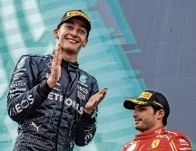 George Russell fue el más grande beneficiado del duelo Verstappen-Norris. EFE