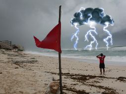 Todavía con gran poder, el ciclón podría llegar a nuestro país aproximadamente el viernes 5 de julio. EFE / ARCHIVO